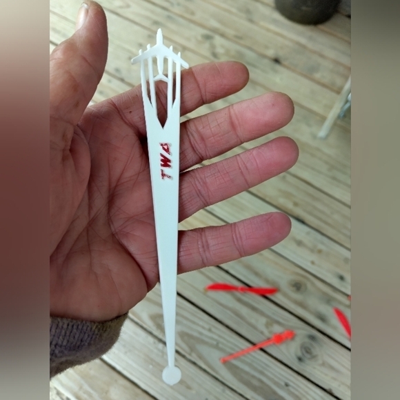 5 Vintage TWA Airlines Drink Stirrers Sizzle Sticks Airplane Propeller Barware - Picture 4 of 4